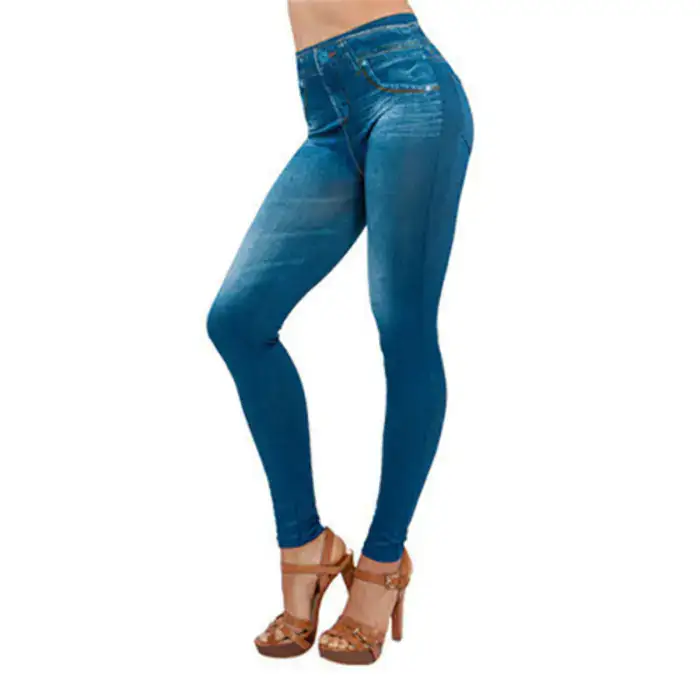 ג'ינס סקיני כחול כההמחטב ואופנתי TAYTS