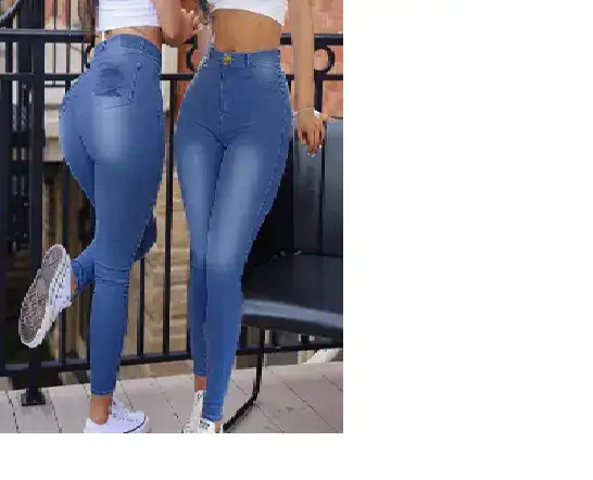 בחירה מסוגננת ונוחה לימי הקז'ואל שלך. מכנסיים גינס צמודים עיצוב מאוד מודרני